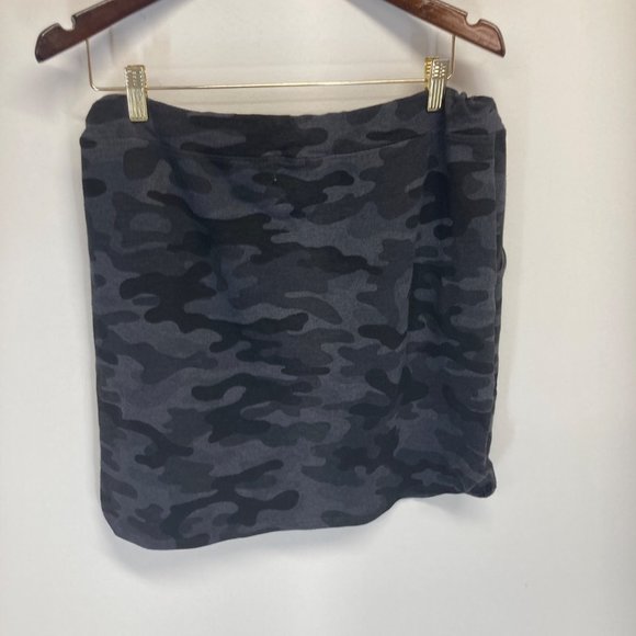 Sundry black gray camo skirt 3 - Picture 6 of 10